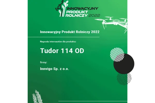 Tudor 114 OD Innowacyjnym Produktem Rolniczym 2022