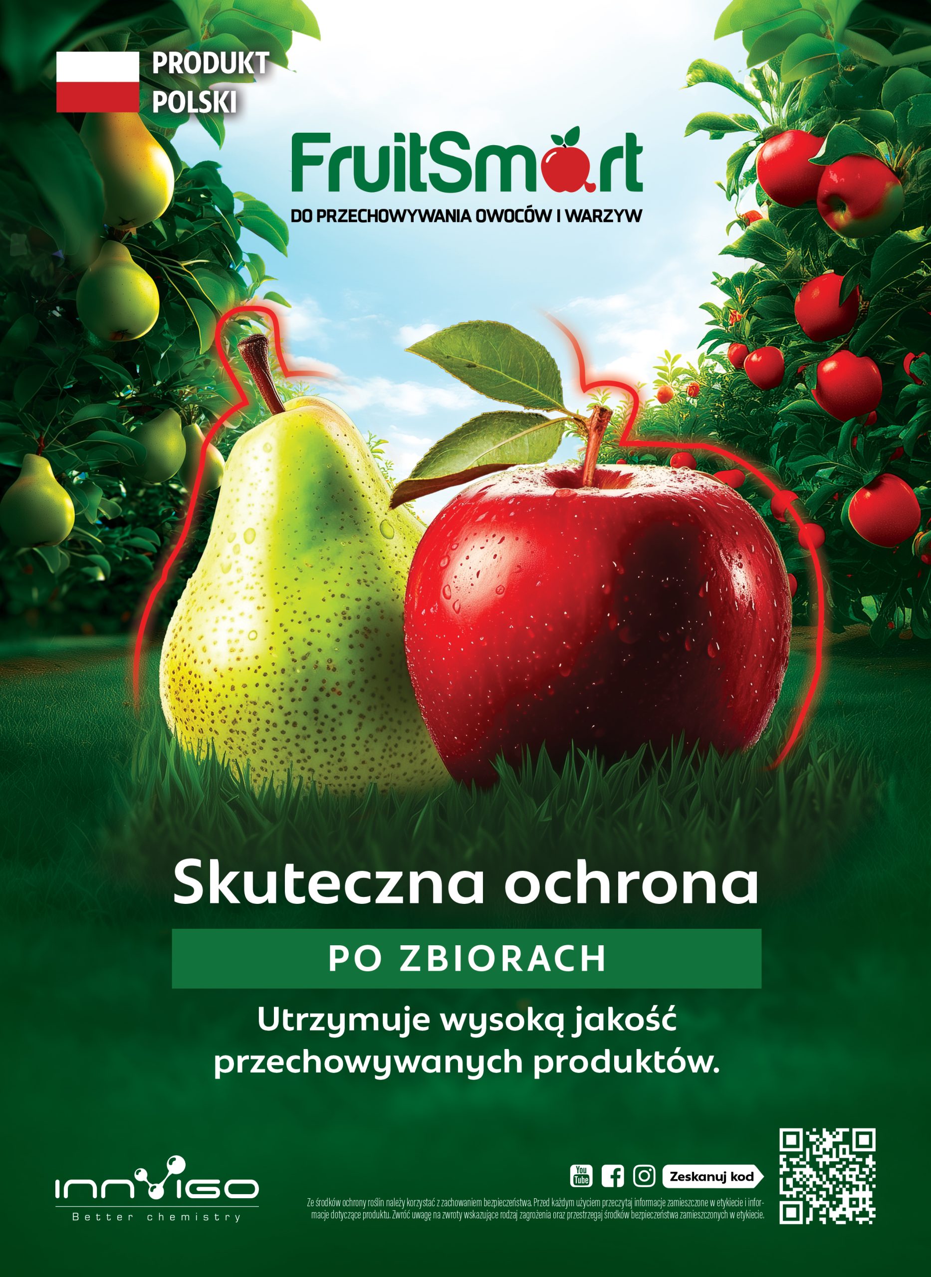 Fruitsmart do dłuższego przechowywania owoców i warzyw - 1 MCP