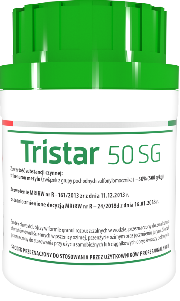 Herbicyd Tristar. Zwalczanie chwastów w zbożach jarych wiosną - oprysk na chwasty w zbożach.