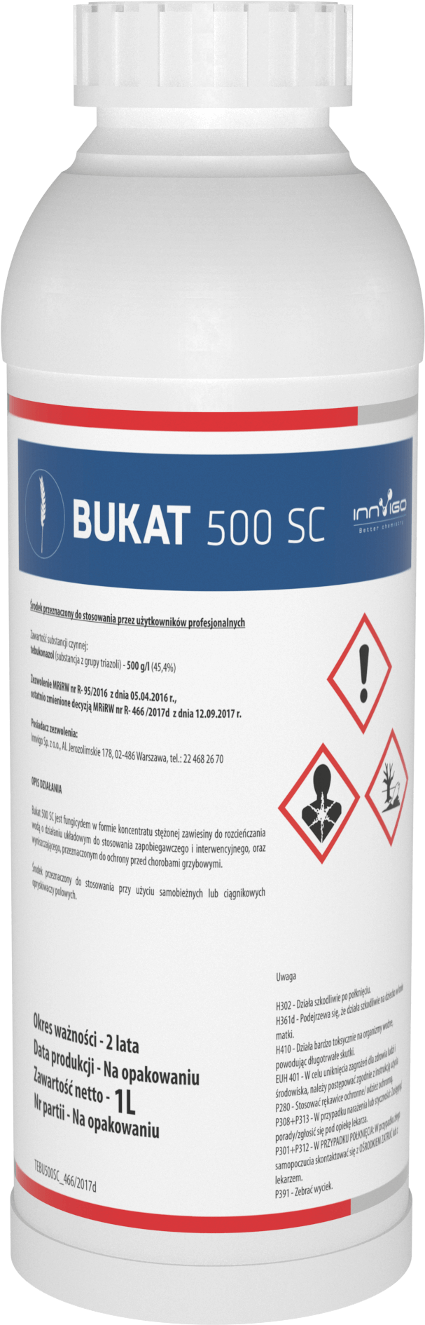 Fungicyd Bukat - Oprysk na grzyba w rzepaku, tebukonazol